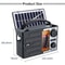 Solar Emergency Radio With Bluetooth Speaker LED Light MultiBand Portable Receiver 5