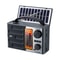 Solar Emergency Radio With Bluetooth Speaker LED Light MultiBand Portable Receiver 7