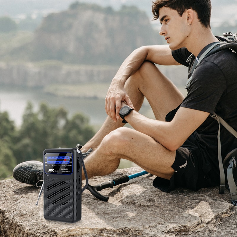 Portable Emergency Radio FM AM SW Battery Operated Pocket Transistor For Outdoor Seniors 2