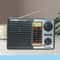 Solar Emergency Radio With Bluetooth Speaker LED Flashlight Portable Survival Radio 3