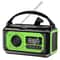 Solar Hand Crank Emergency Weather Radio With Dual Solar Panels And LED Reading Lamp 7