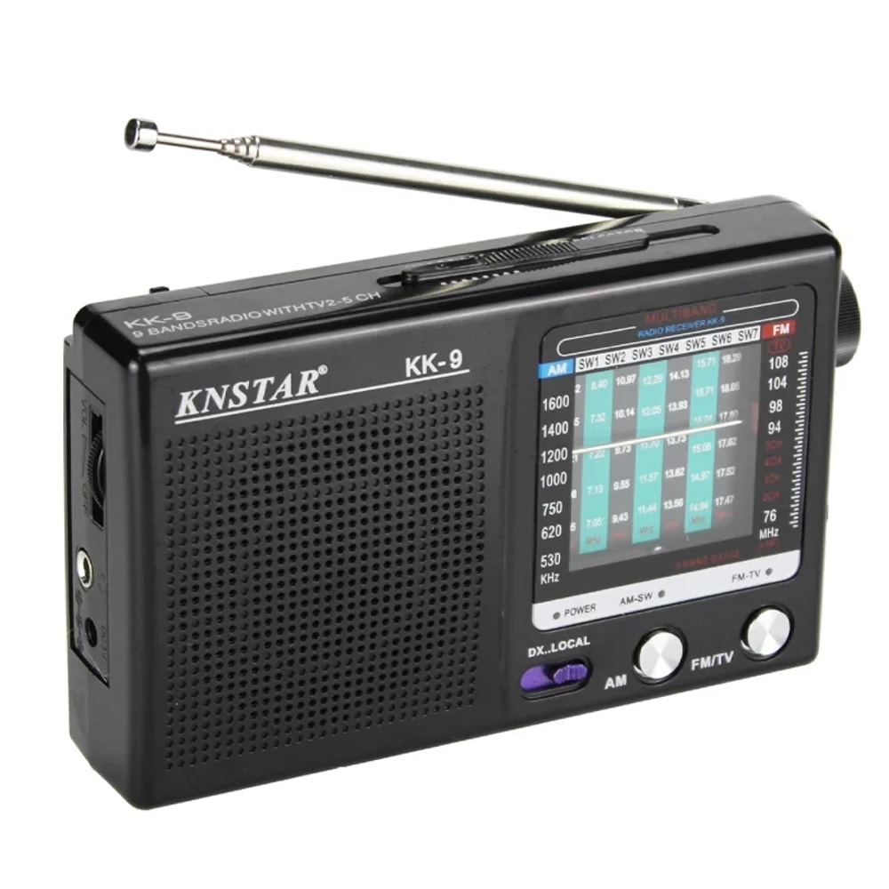 Portable Emergency Radio Mini Pocket Digital Dual Band Radio With LCD Display 6