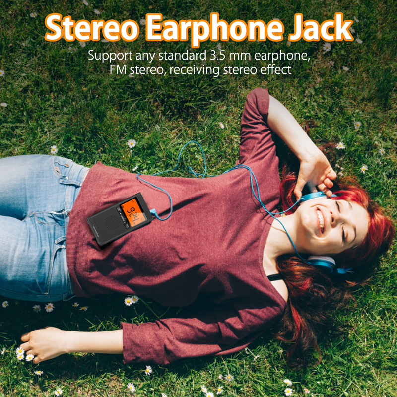 Portable NOAA Weather Radio With AM FM Reception LCD Alarm Clock For Emergency And Travel 1