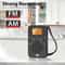 Portable AM FM Weather Radio Pocket Player With LCD Clock And Long Range Reception 1