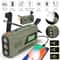 Emergency Solar Radio With Bluetooth Speaker Flashlight Hand Crank Charger For Camping Storm Safe 1