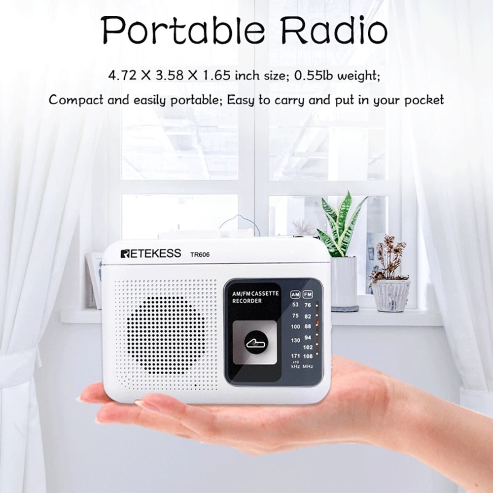 Portable Cassette Player Recorder With FM AM Radio USB C Voice Recording Device 2