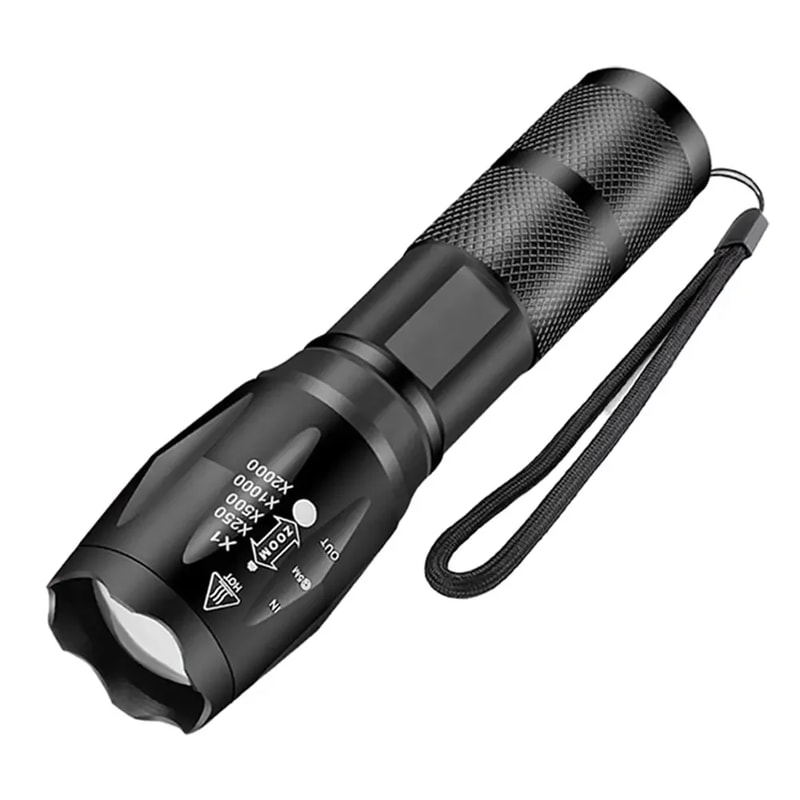 UltraBright Rechargeable Flashlight Portable LED Work Light For Outdoor Emergency Use 0
