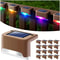 Solar Deck Lights Waterproof LED Step Lights for Outdoor Stairs Patio Garden