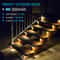Solar Deck Lights Waterproof LED Step Lights for Outdoor Stairs Patio Garden