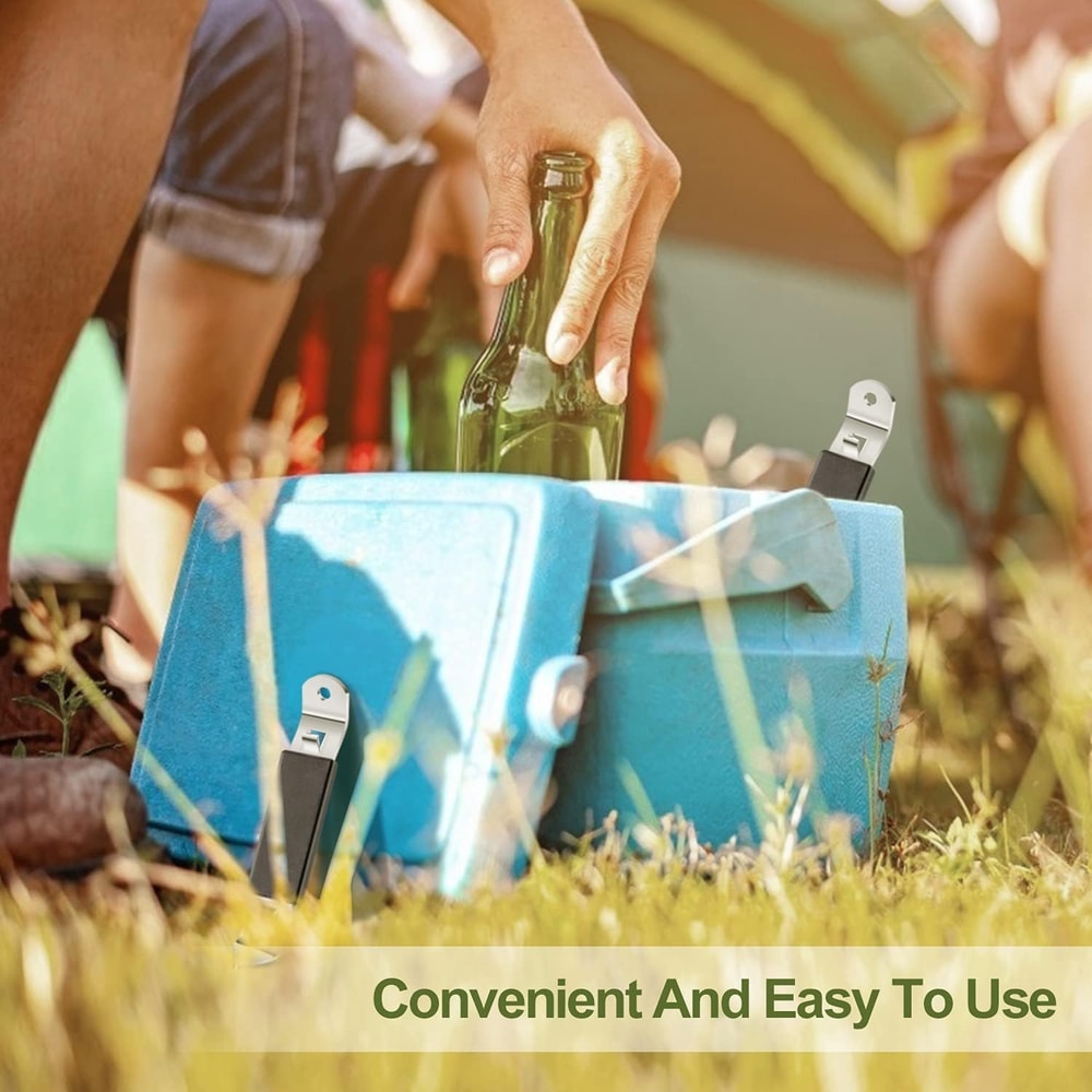 Magnetic Bottle Opener Set Portable Stainless Steel Beer And Can Opener 2