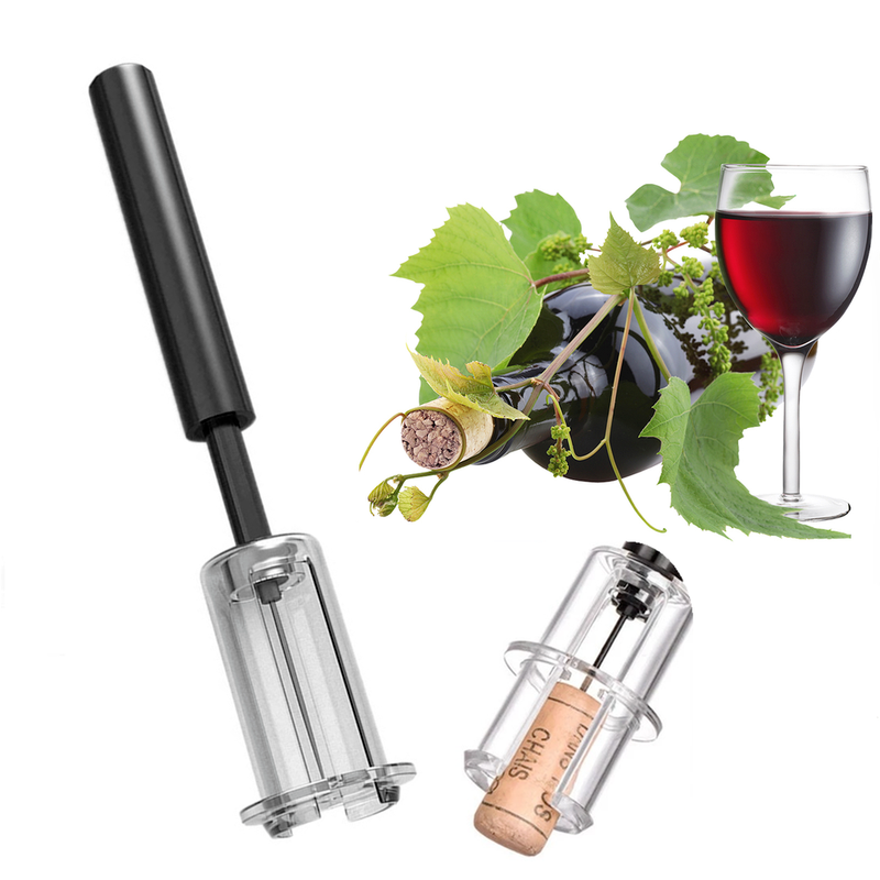 Professional Air Pressure Wine Opener Easy Manual Wine Bottle Opener Corkscrew Tool 0