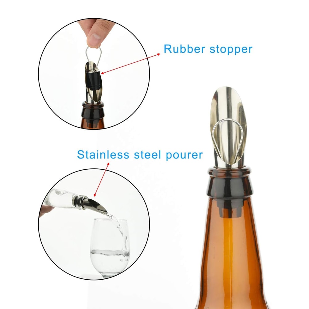 Premium Multifunctional Wine Opener Stainless Steel Wine Corkscrew With Beer Bottle Opener Durable 3
