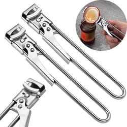 adjustable stainless steel can opener & multifunction bottle & jar opener