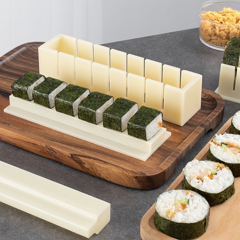 Premium Sushi Maker Onigiri Mold Set Kimbap Rice Ball Roller 2