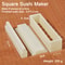 Premium Sushi Maker Onigiri Mold Set Kimbap Rice Ball Roller 6