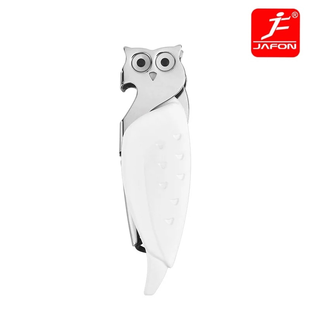 Vintage Owl Wine Bottle Opener Elegant Corkscrew & Bartender Accessories