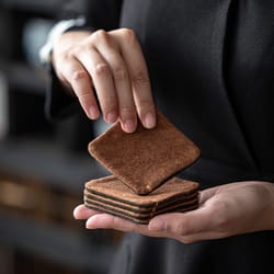 hand-sewn tie-dye tea mat heat-resistant & non-slip coaster pad