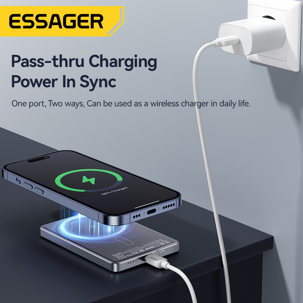 Magnetic Wireless Fast Charging Portable Power Bank for Devices