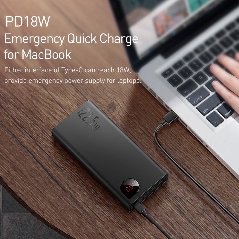 High Capacity Portable Power Bank PD Fast Charging USB C Charger