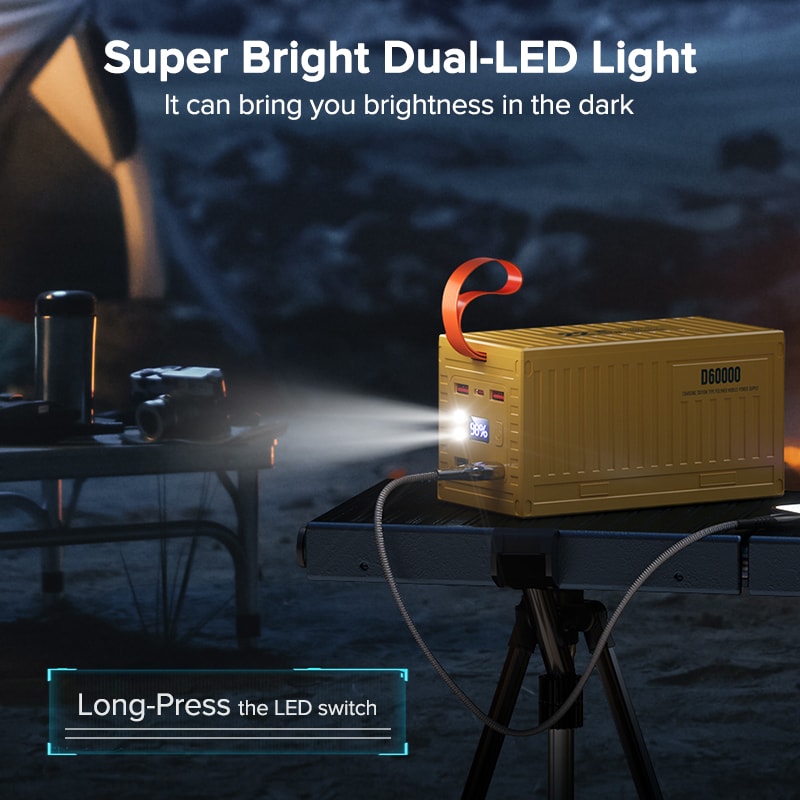 Ultra High Capacity Power Bank with PD & QC Fast Charging