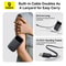 High Capacity Portable Power Bank With Built In Retractable Cable 3