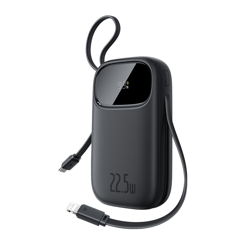 High Capacity Portable Power Bank With Built In Retractable Cable 6