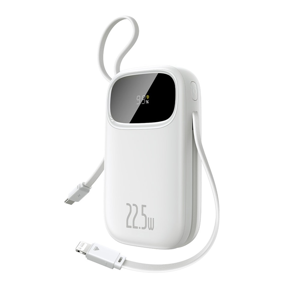 High Capacity Portable Power Bank With Built In Retractable Cable 8
