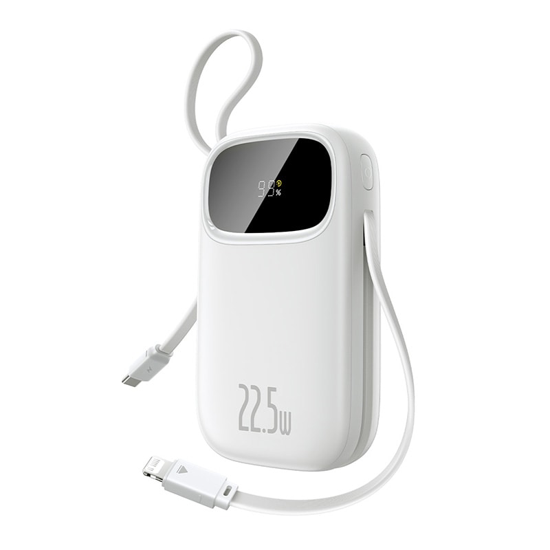 High Capacity Portable Power Bank With Built In Retractable Cable 8