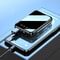 Premium Portable Charger Power Bank with Mirror Screen & LED Digital Display Compact External Battery
