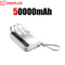 4in1 Portable Power Bank With Builtin Cables Digital Display 6