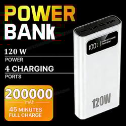 ultra charge high capacity fast charging power bank with digital display