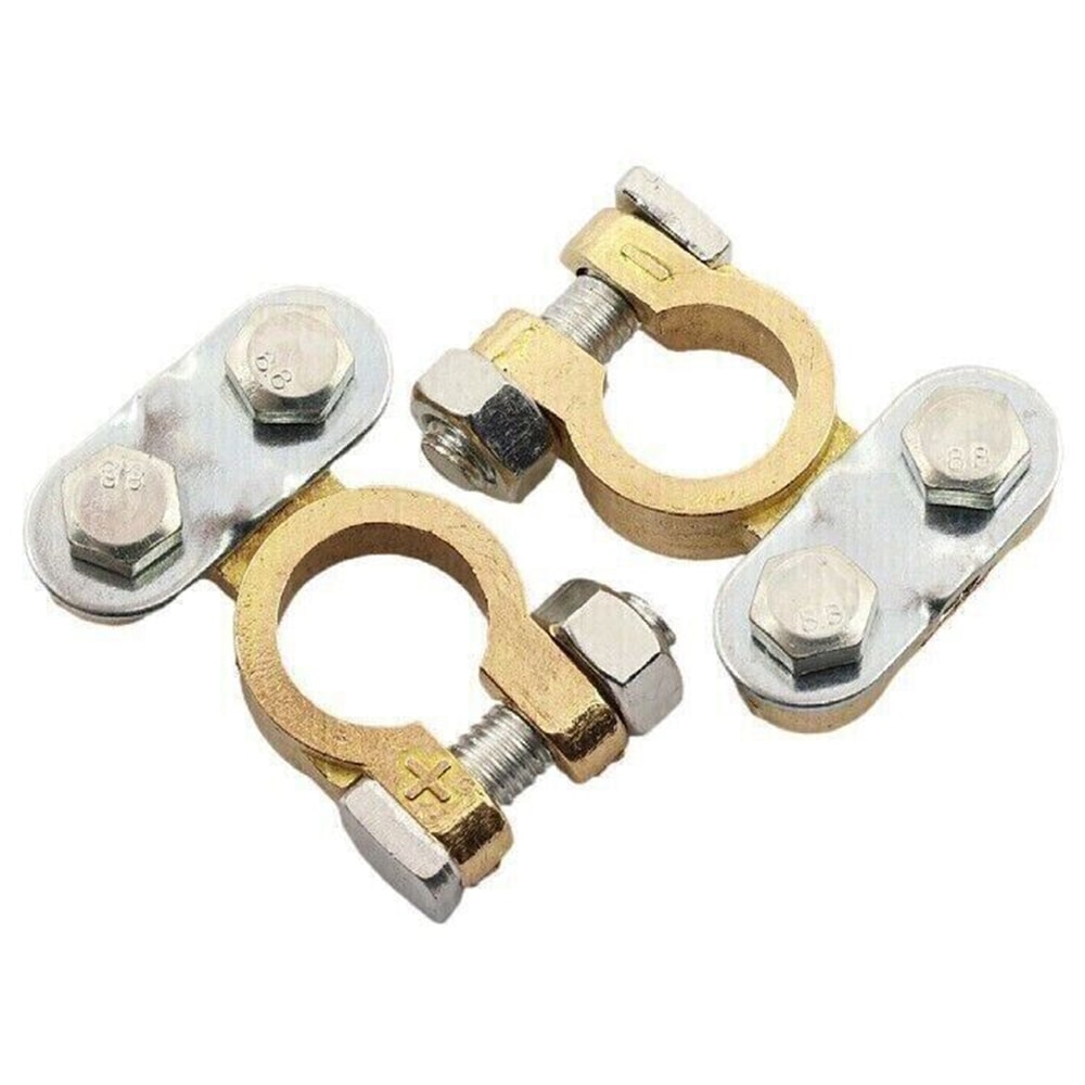 Heavy Duty Battery Terminal Connector Screw Type Clamps for Car & Van