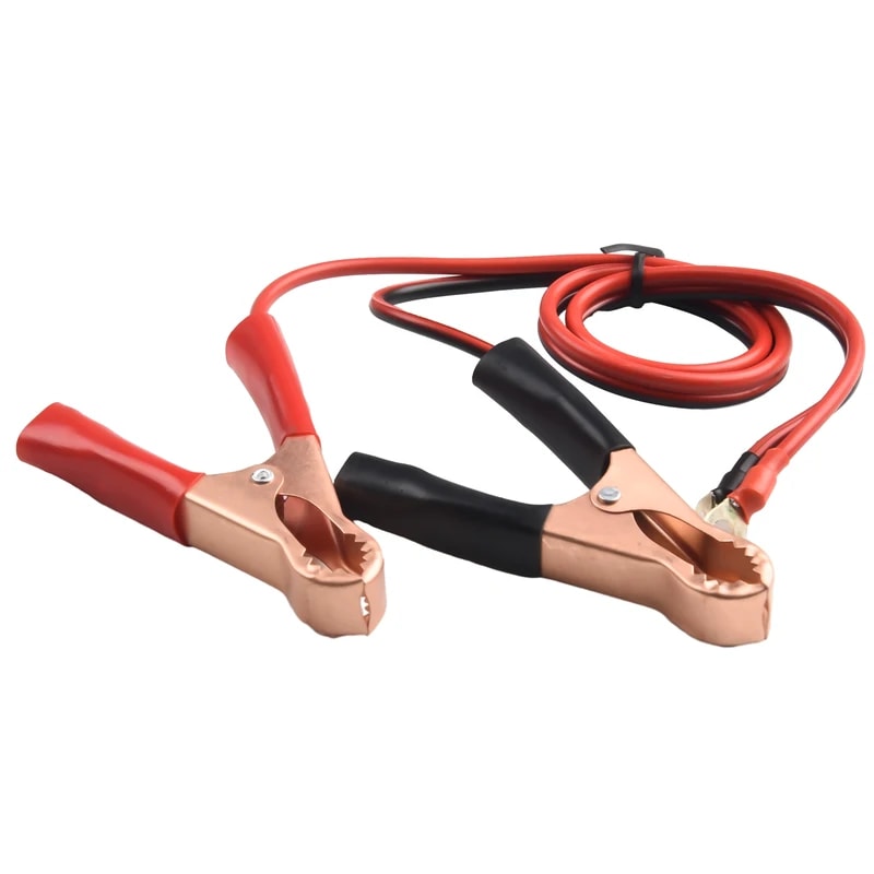 Premium Battery Inverter Cable with Alligator Clips Heavy Duty Car Power Transfer
