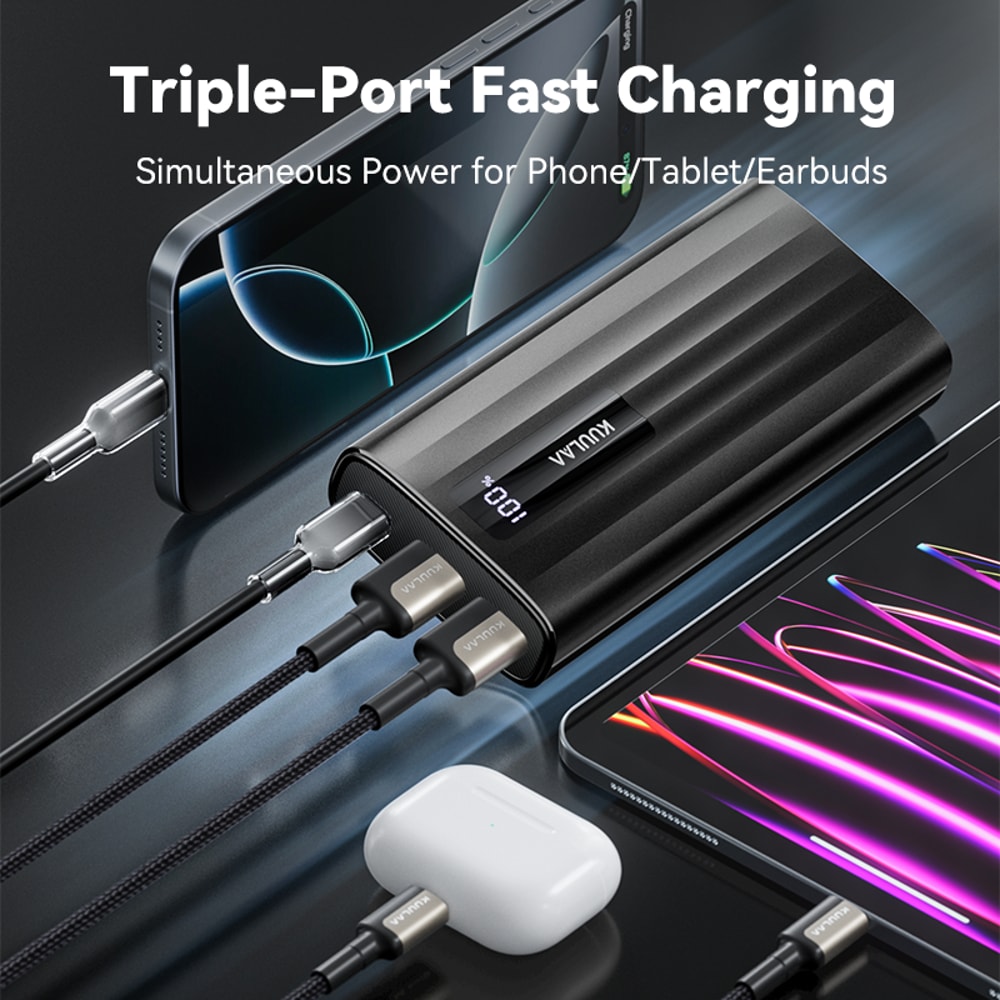 High Capacity Portable Power Bank With Fast Charging 3