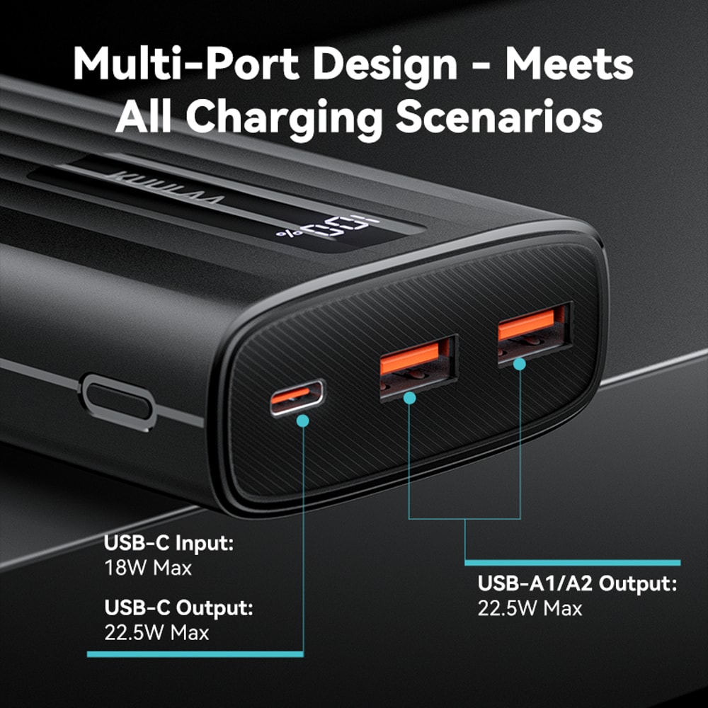 High Capacity Portable Power Bank With Fast Charging 4