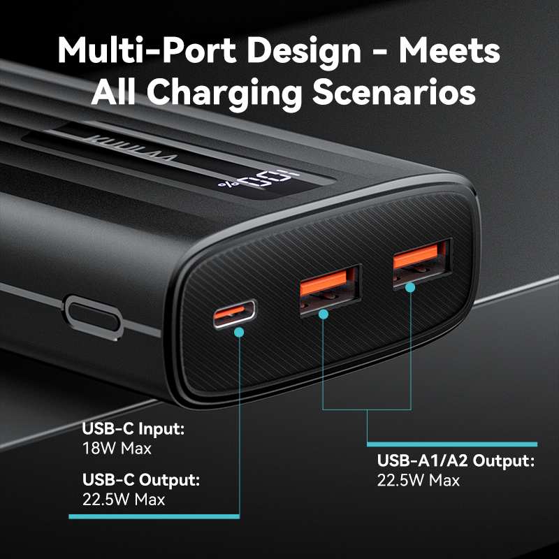 High Capacity Portable Power Bank With Fast Charging 4