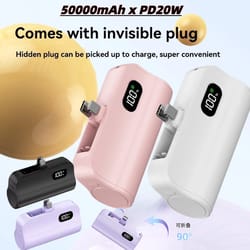 mini capsule ultra high power wireless fast charging power bank