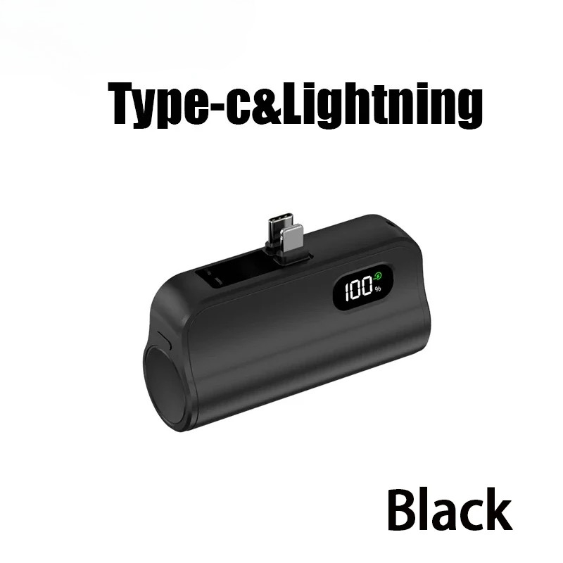 Mini Capsule Ultra High Power Wireless Fast Charging Power Bank 5