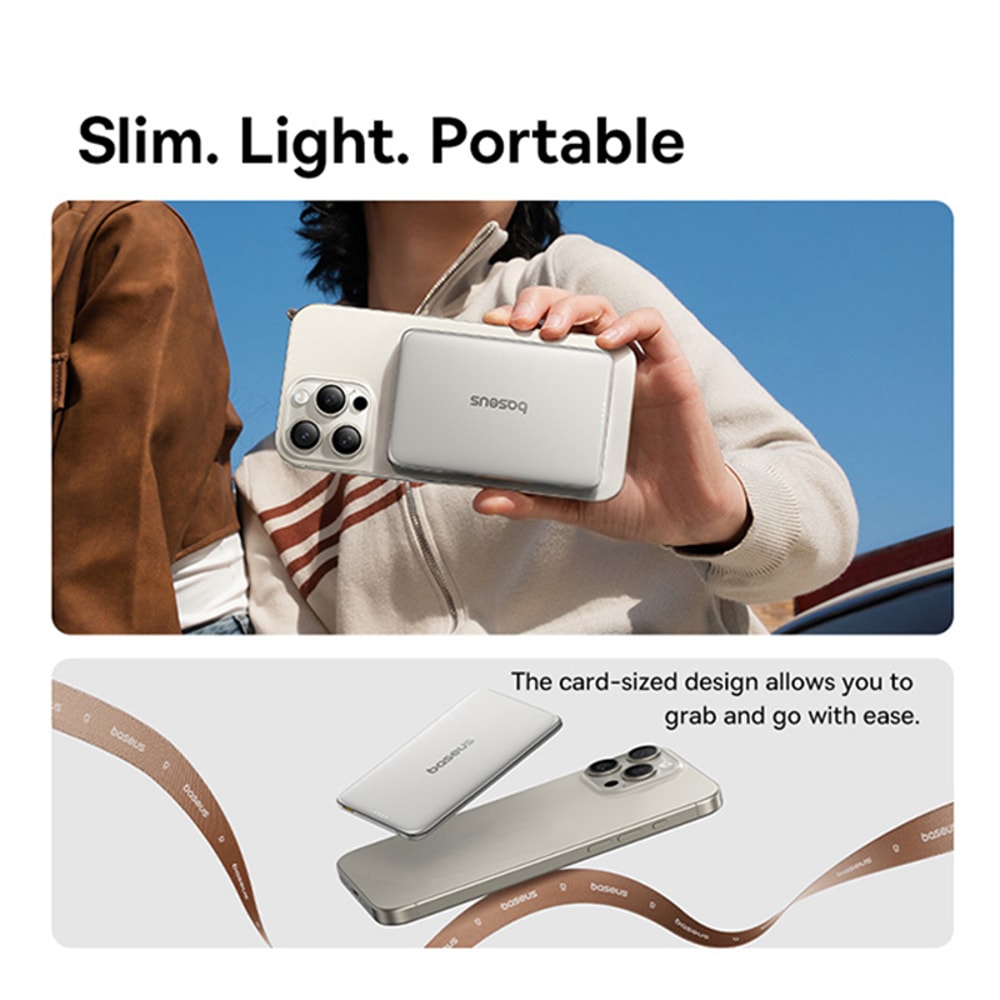 Ultimate Magnetic Portable Charger Card Sized Power Bank 2