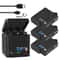 Premium GoPro Battery Triple Battery Charger Power Kit 0
