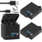 Premium GoPro Battery Triple Battery Charger Power Kit 4