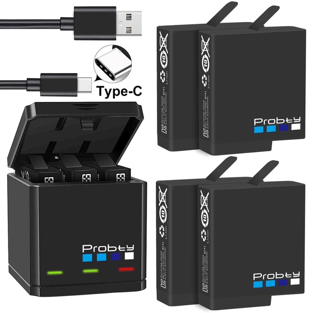 Premium GoPro Battery Triple Battery Charger Power Kit 7