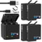 Premium GoPro Battery Triple Battery Charger Power Kit 7