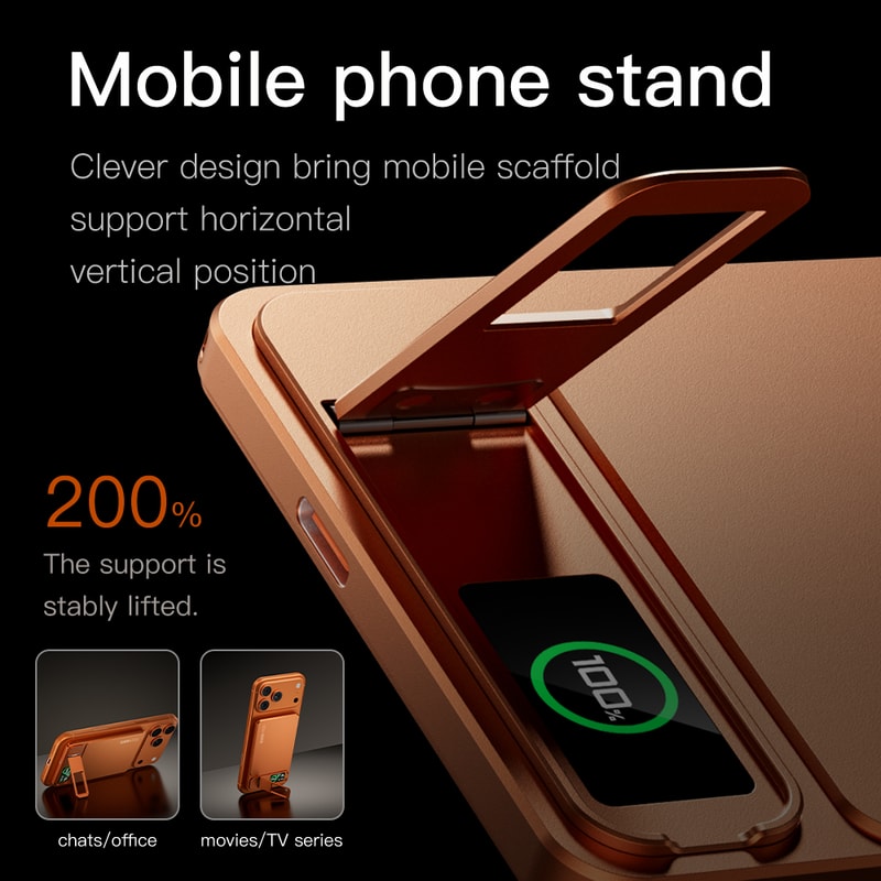 Slim Wireless Power Bank Fast Charging Portable Battery 5