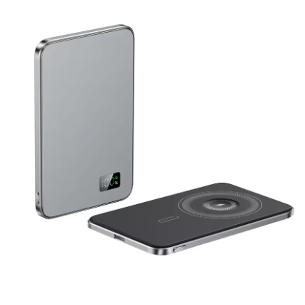 Ultra Slim Magnetic Wireless Power Bank Portable Fast Charger 6