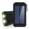 Solar Power Bank Portable Charger Power Bank With Strong LED Flashlight External Battery Charger 7