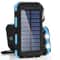 Solar Power Bank Portable Charger Power Bank With Strong LED Flashlight External Battery Charger 8