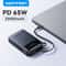 High Capacity USB C Power Bank Fast Charger For Laptop Phone 0