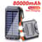 Solar Power Bank HighCapacity Portable Charger With LED Light 0