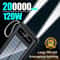 Solar Power Bank Large Capacity Portable Charger Fast Charging Battery Pack 0